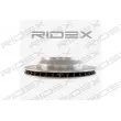 RIDEX 82B0206 - Jeu de 2 disques de frein arrière