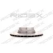 RIDEX 82B0207 - Jeu de 2 disques de frein avant