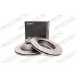 RIDEX 82B0207 - Jeu de 2 disques de frein avant