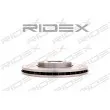 RIDEX 82B0219 - Jeu de 2 disques de frein avant