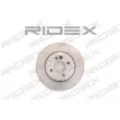 RIDEX 82B0237 - Jeu de 2 disques de frein avant