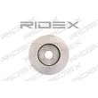 RIDEX 82B0237 - Jeu de 2 disques de frein avant