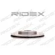 RIDEX 82B0237 - Jeu de 2 disques de frein avant