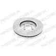 RIDEX 82B0285 - Jeu de 2 disques de frein avant