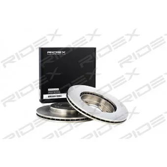 RIDEX 82B0290 - Jeu de 2 disques de frein avant