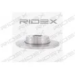 RIDEX 82B0342 - Jeu de 2 disques de frein arrière