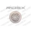RIDEX 82B0342 - Jeu de 2 disques de frein arrière