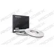 RIDEX 82B0350 - Jeu de 2 disques de frein avant