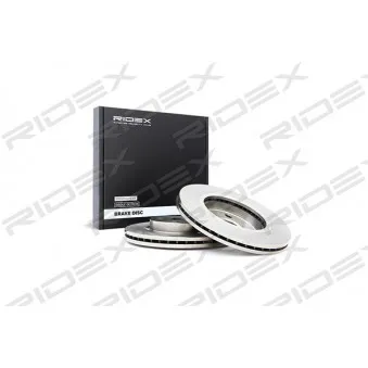 RIDEX 82B0368 - Jeu de 2 disques de frein avant