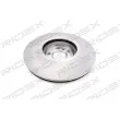 RIDEX 82B0370 - Jeu de 2 disques de frein avant