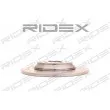 RIDEX 82B0374 - Jeu de 2 disques de frein arrière