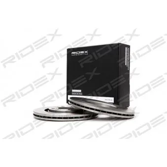 RIDEX 82B0381 - Jeu de 2 disques de frein avant