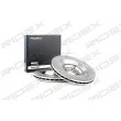 RIDEX 82B0429 - Jeu de 2 disques de frein avant