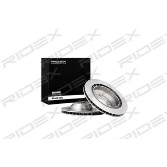 RIDEX 82B0620 - Jeu de 2 disques de frein arrière