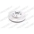 RIDEX 82B0625 - Jeu de 2 disques de frein avant