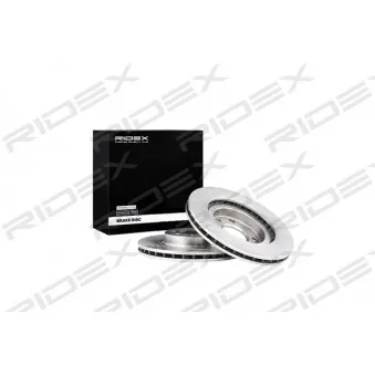 RIDEX 82B0631 - Jeu de 2 disques de frein avant