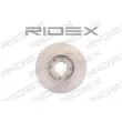 RIDEX 82B0657 - Jeu de 2 disques de frein avant