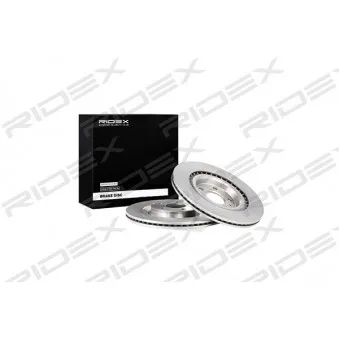 RIDEX 82B0793 - Jeu de 2 disques de frein arrière