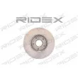 RIDEX 82B0888 - Jeu de 2 disques de frein avant