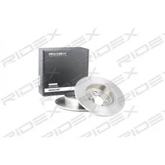 RIDEX 82B0902 - Jeu de 2 disques de frein arrière