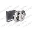 RIDEX 82B0976 - Jeu de 2 disques de frein avant