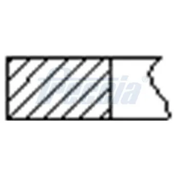 Jeu de segments de pistons FRECCIA OEM 1901479