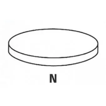 Rondelle de compensation, jeu des soupapes FRECCIA PRV 01-350