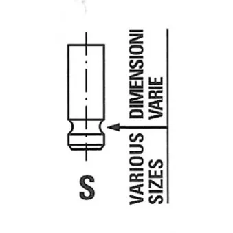 Soupape d'émission FRECCIA R4603/RCR