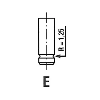 Soupape d'admission FRECCIA R6266/SCR