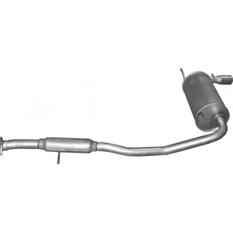 Silencieux arrière POLMO 12.11 pour MAZDA MX-5 1.6 - 90cv