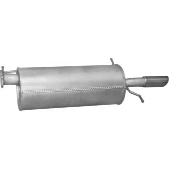 Silencieux arrière POLMO 12.209 pour MAZDA 626 2.0 - 115cv