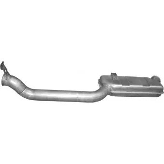 Silencieux arrière POLMO 71.18 pour SCANIA P,G,R,T - series G 340, P 340, R 340 - 340cv