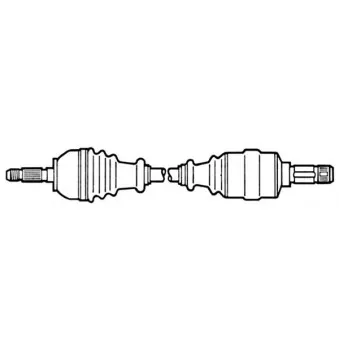 Arbre de transmission avant gauche CEVAM OEM 44102m79fa0