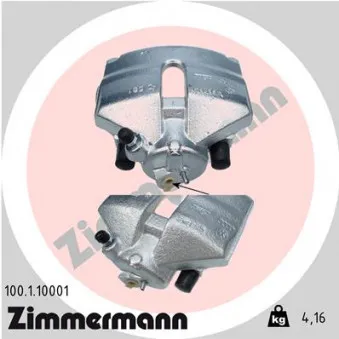 Étrier de frein avant gauche ZIMMERMANN OEM 1K0615123M