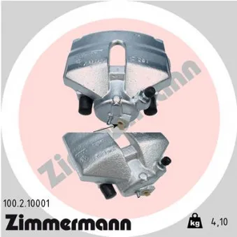 Étrier de frein avant droit ZIMMERMANN OEM 6R0615124