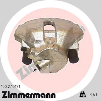 Étrier de frein avant droit ZIMMERMANN OEM 8D0615124A