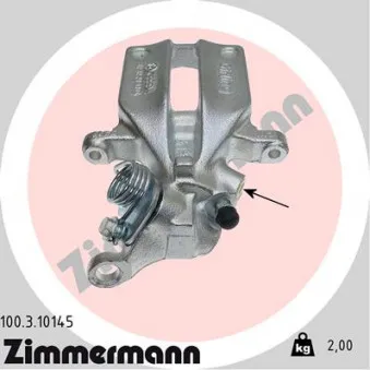 Étrier de frein arrière gauche ZIMMERMANN OEM 447615423