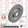 ZIMMERMANN 100.3301.20 - Jeu de 2 disques de frein avant