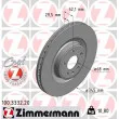 ZIMMERMANN 100.3332.20 - Jeu de 2 disques de frein avant