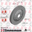 ZIMMERMANN 100.3343.75 - Disque de frein avant gauche