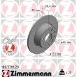 ZIMMERMANN 100.3381.20 - Jeu de 2 disques de frein arrière