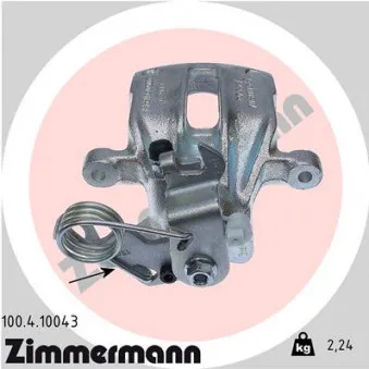 Étrier de frein arrière droit ZIMMERMANN OEM 8D0615424