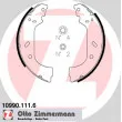 ZIMMERMANN 10990.111.6 - Jeu de mâchoires de frein