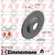 ZIMMERMANN 110.2213.20 - Jeu de 2 disques de frein arrière