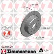 ZIMMERMANN 150.1129.20 - Jeu de 2 disques de frein arrière