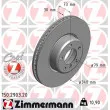 ZIMMERMANN 150.2903.20 - Jeu de 2 disques de frein avant
