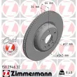 ZIMMERMANN 150.2946.32 - Jeu de 2 disques de frein arrière