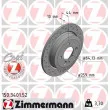 ZIMMERMANN 150.3401.52 - Jeu de 2 disques de frein arrière