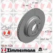 ZIMMERMANN 150.3411.20 - Jeu de 2 disques de frein arrière