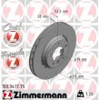 ZIMMERMANN 150.3417.75 - Disque de frein avant gauche